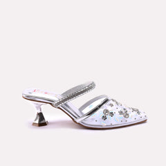 Bridal Court Shoes Silver 0450184