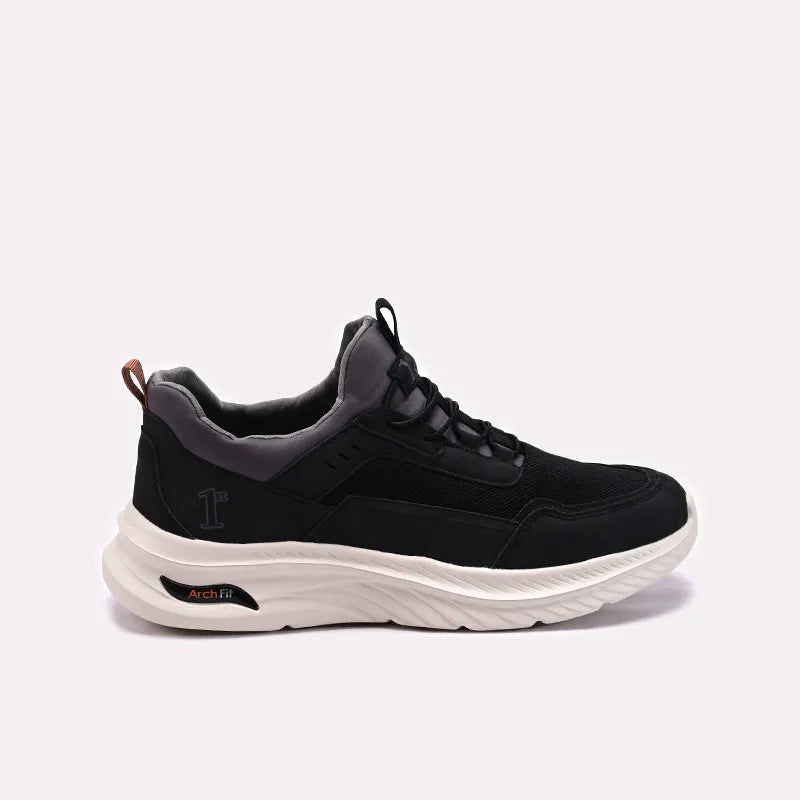 Black Casual Sneakers Mens 0120604