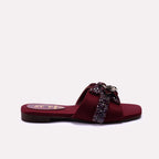 Fancy Slipper Maroon 0413680