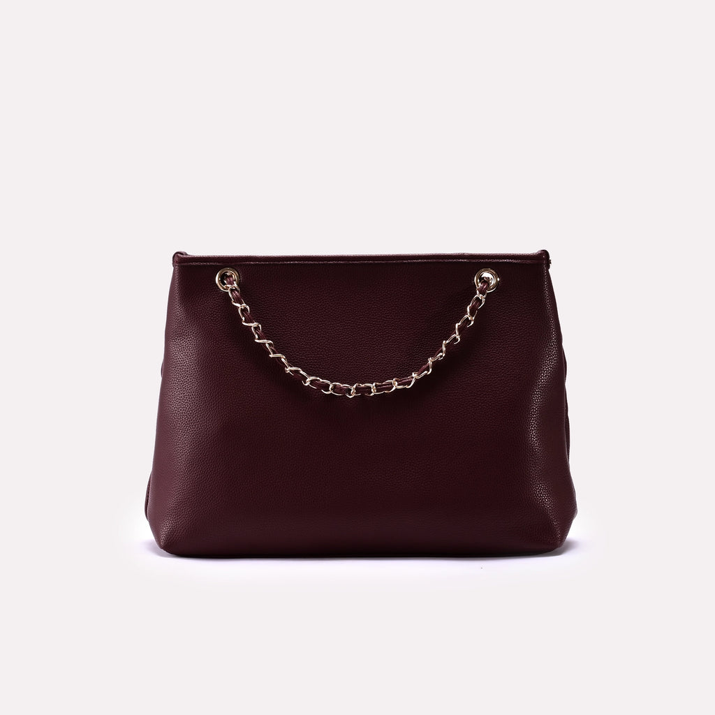 Casual Shoulder Bags Maroon 0331737