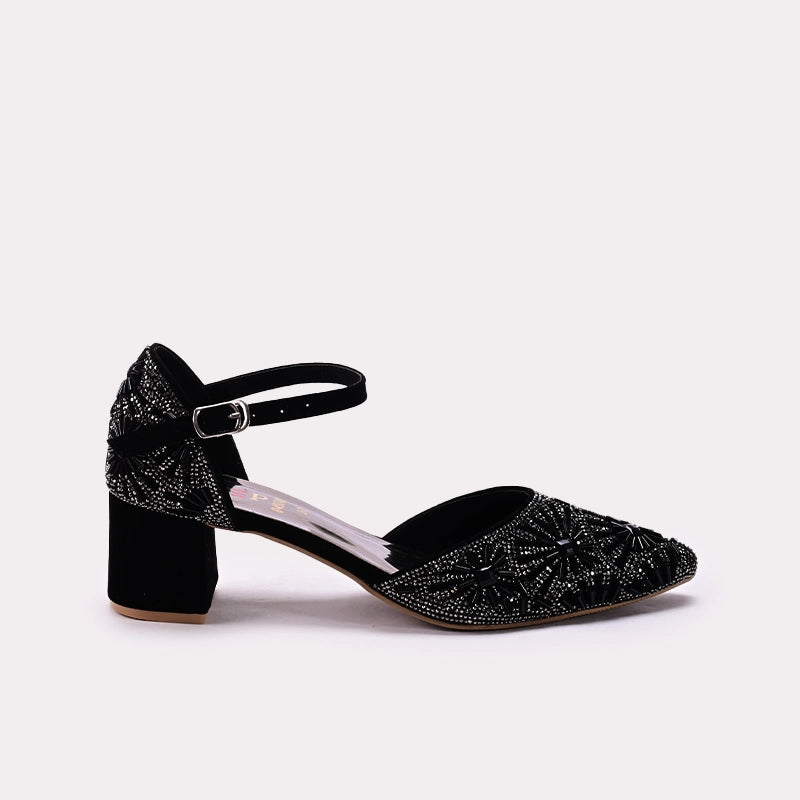 Bridal Court Shoes Black 0450099