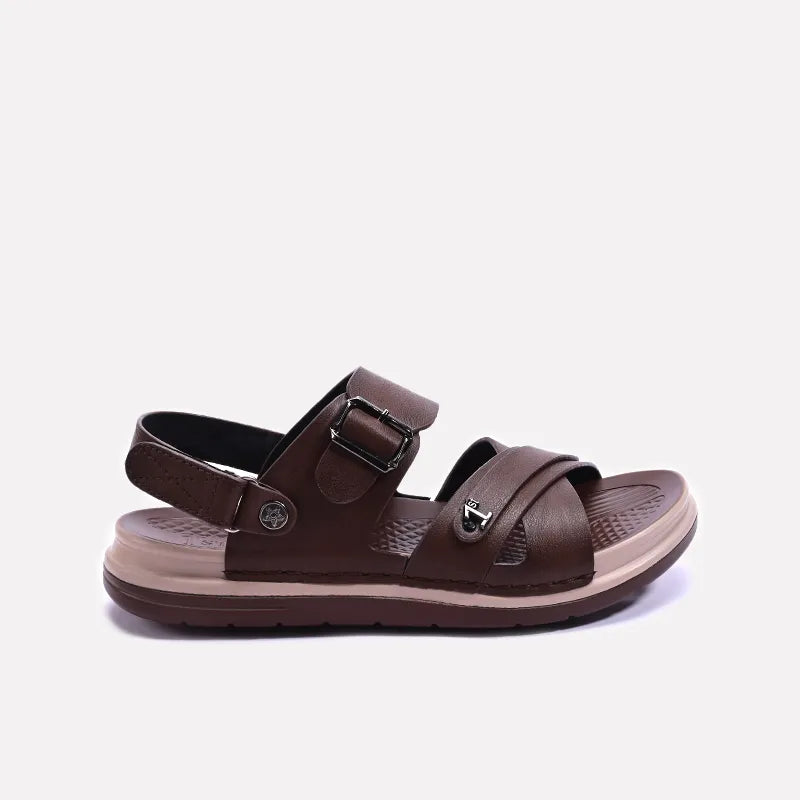 Mens Brown Casual Sandals