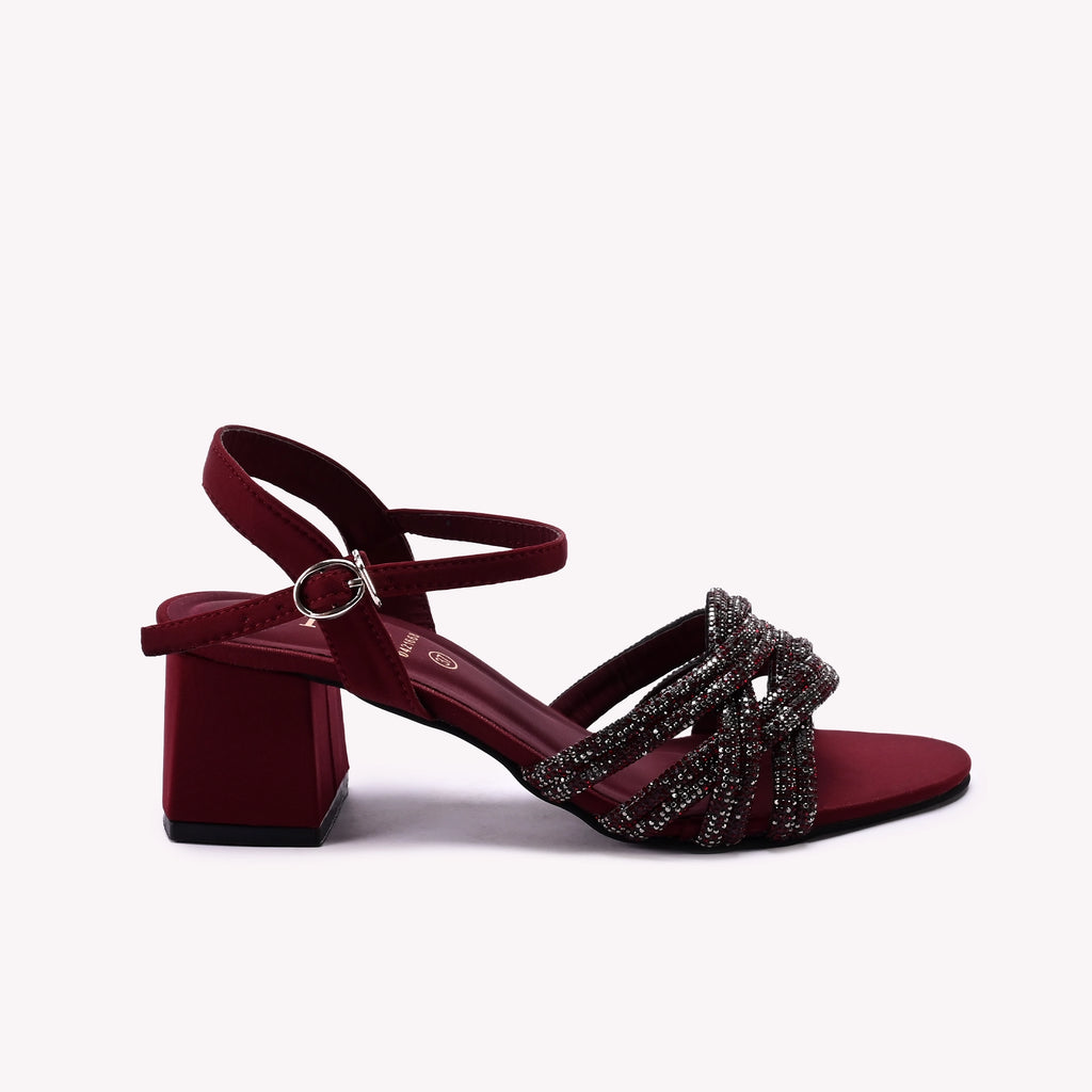 Fancy Sandal Maroon 0421668