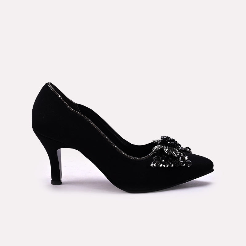 Bridal Court Shoes Black 0450067
