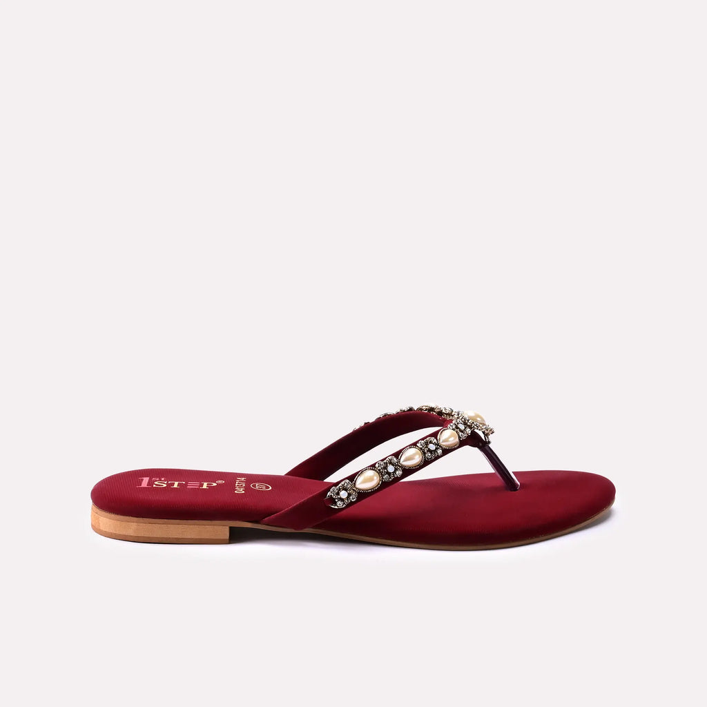 Fancy Slipper Maroon 0413714