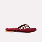 Fancy Slipper Maroon 0413714