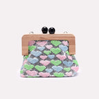 Light Blue Ladies Casual Clutch 0315786