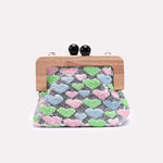 Light Blue Ladies Casual Clutch 0315786