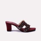 Fancy Slipper Maroon 0413624