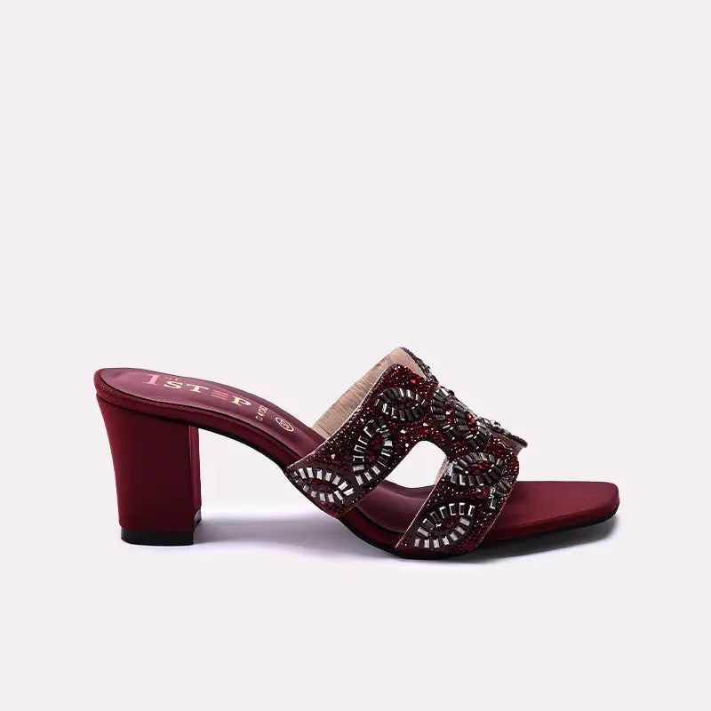 Fancy Slipper Maroon 0413624