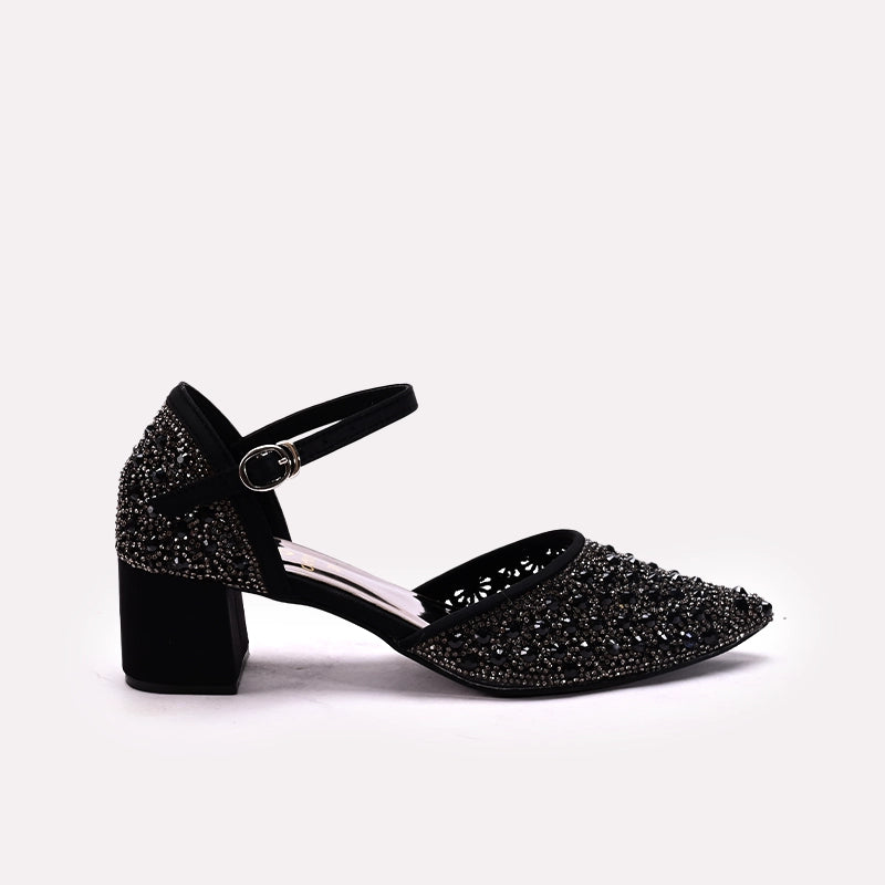 Bridal Court Shoes Black 0450098