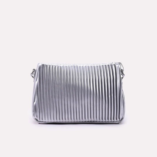 Silver Casual Hand Bags 0322020