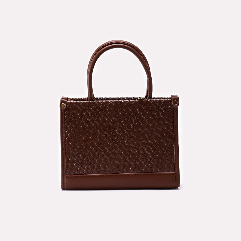 Casual Hand Bag Brown 0322291