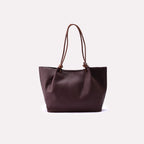 Casual Shoulder Bag Maroon 0331765
