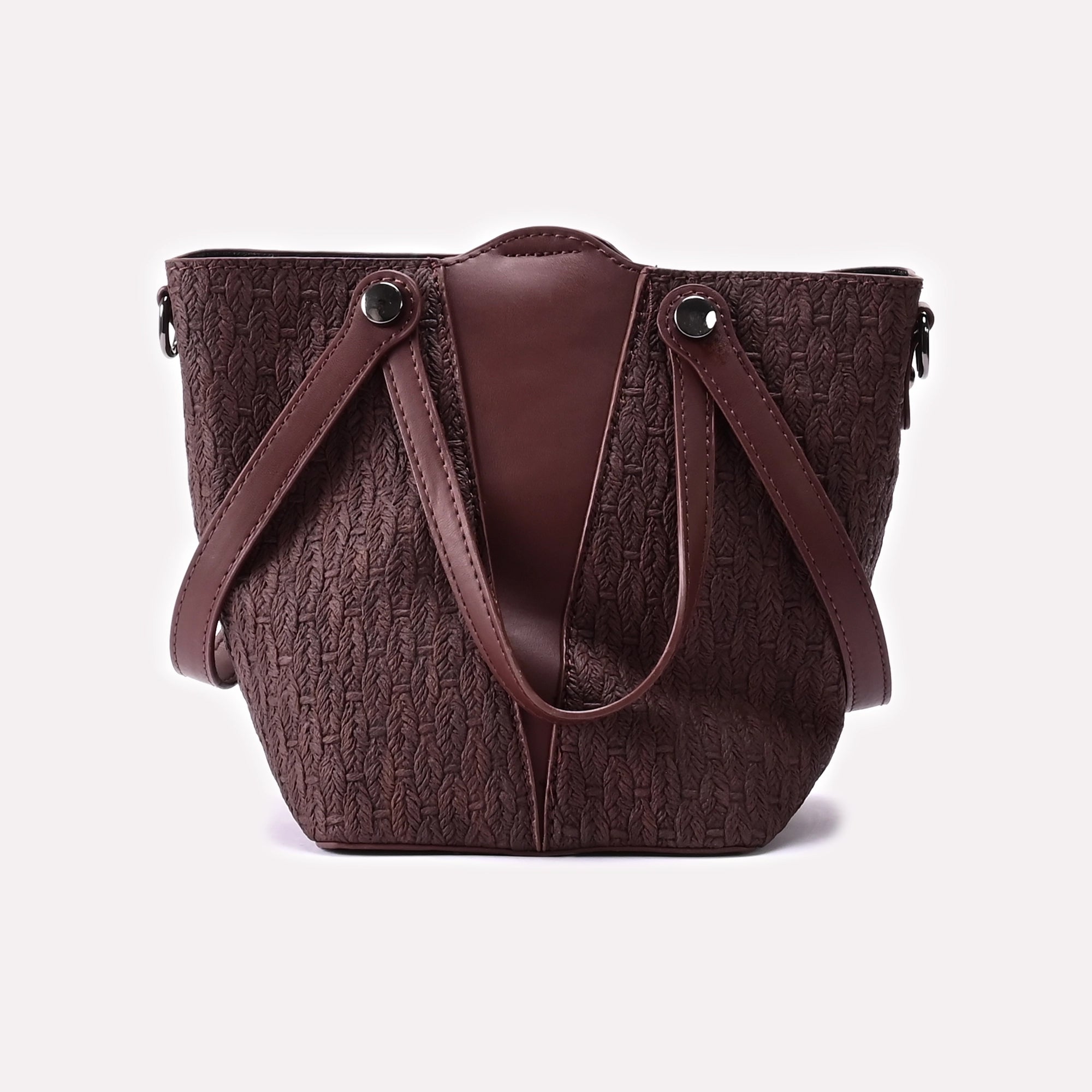 Casual Hand Bag Brown 0322298