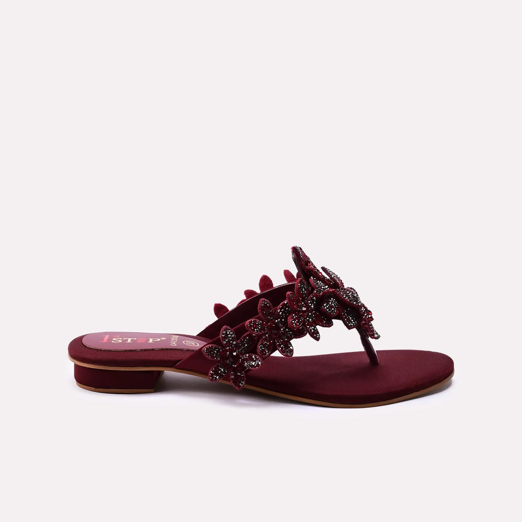 Fancy Slipper Maroon 0413509