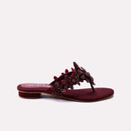 Fancy Slipper Maroon 0413509