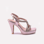 Peach Pointed Heel Sandals 0421443