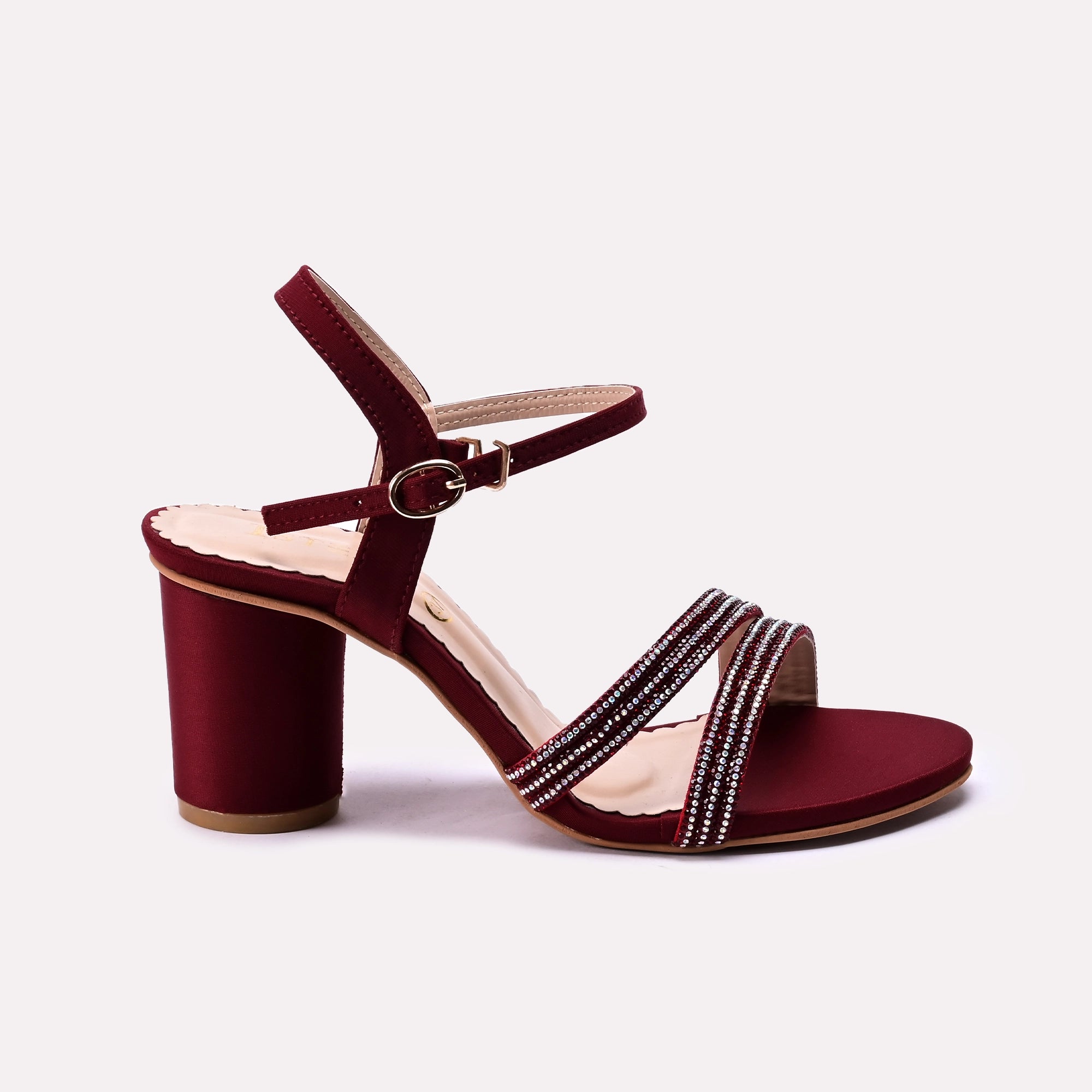 Fancy Sandal Maroon 0421837