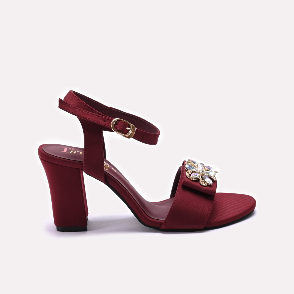 Fancy Sandal Maroon 0421776