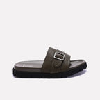 Green Casual Slides