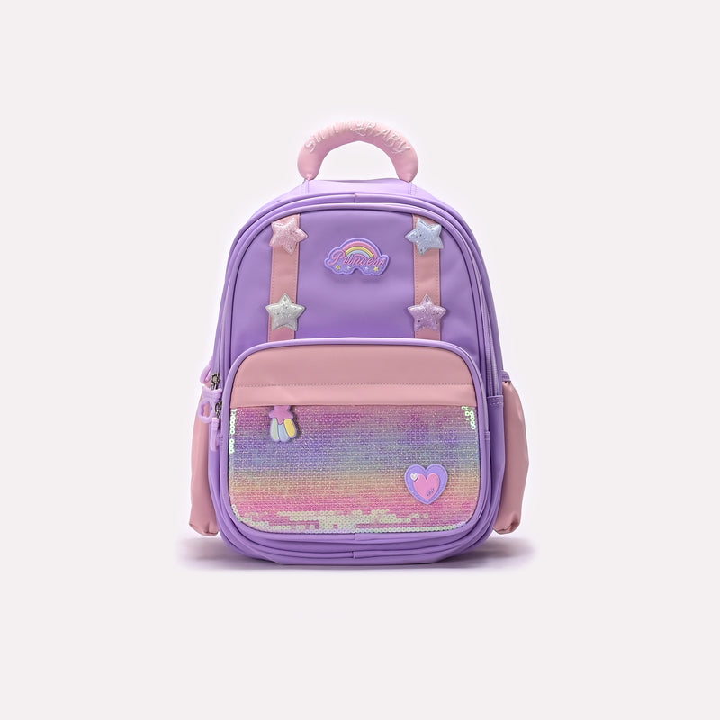School Backpack Purple 0820779
