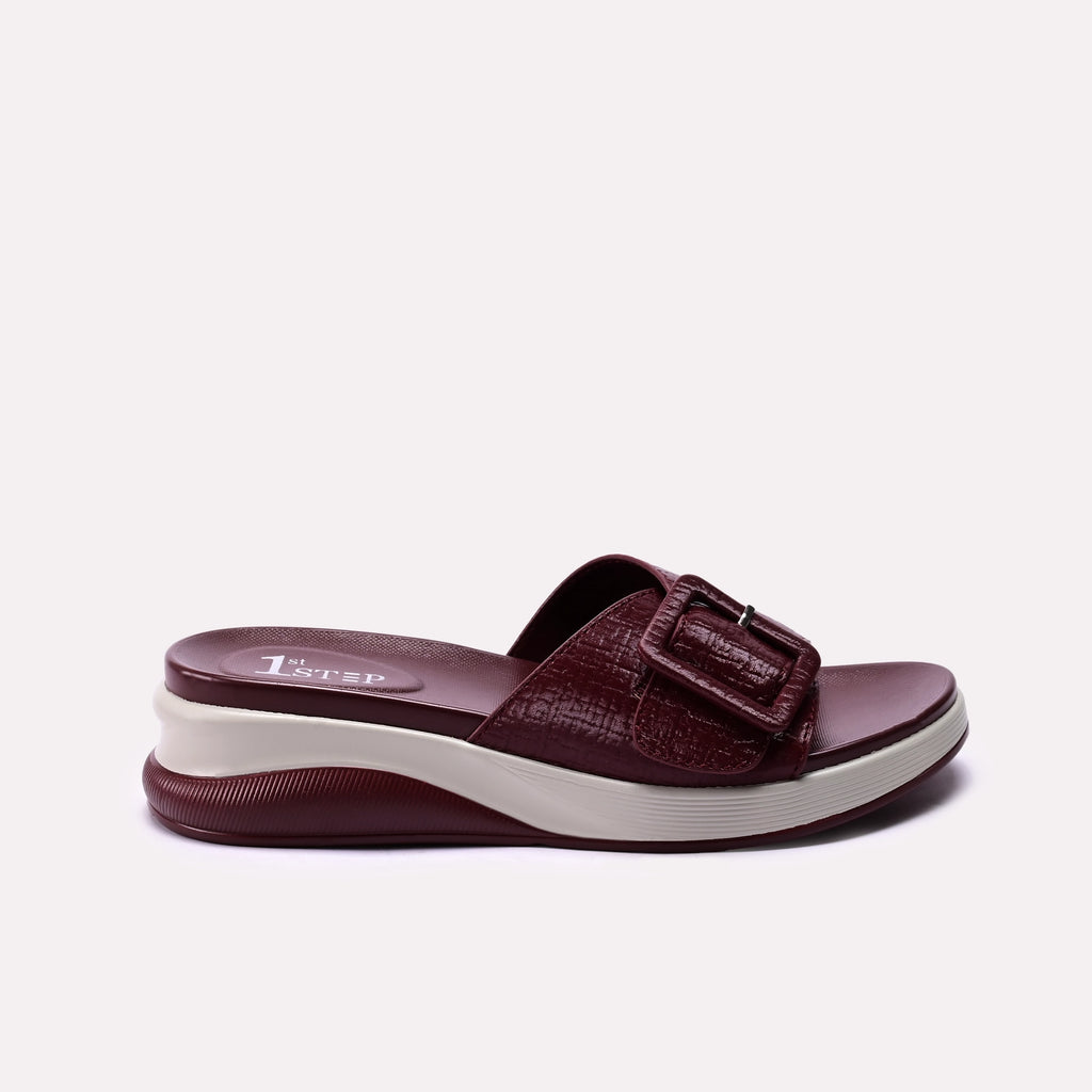 Casual Slipper Maroon 0414012