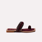 Fancy Slipper Maroon 0413567