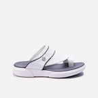 White Comfy Casual Slippers 0151116