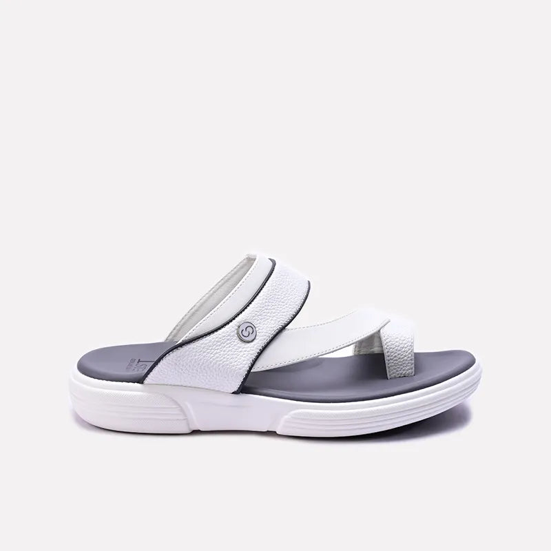 White Comfy Casual Slippers 0151116