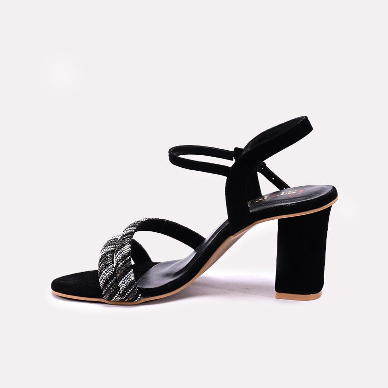 Black Fancy Sandals 0421345