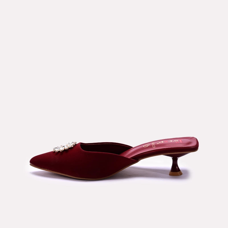 Casual Court Shoes Maroon 0450127
