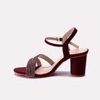 Fancy Sandal Maroon 0421837