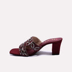Fancy Slipper Maroon 0413624