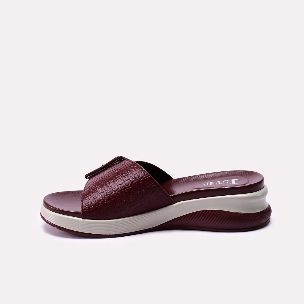 Casual Slipper Maroon 0414012