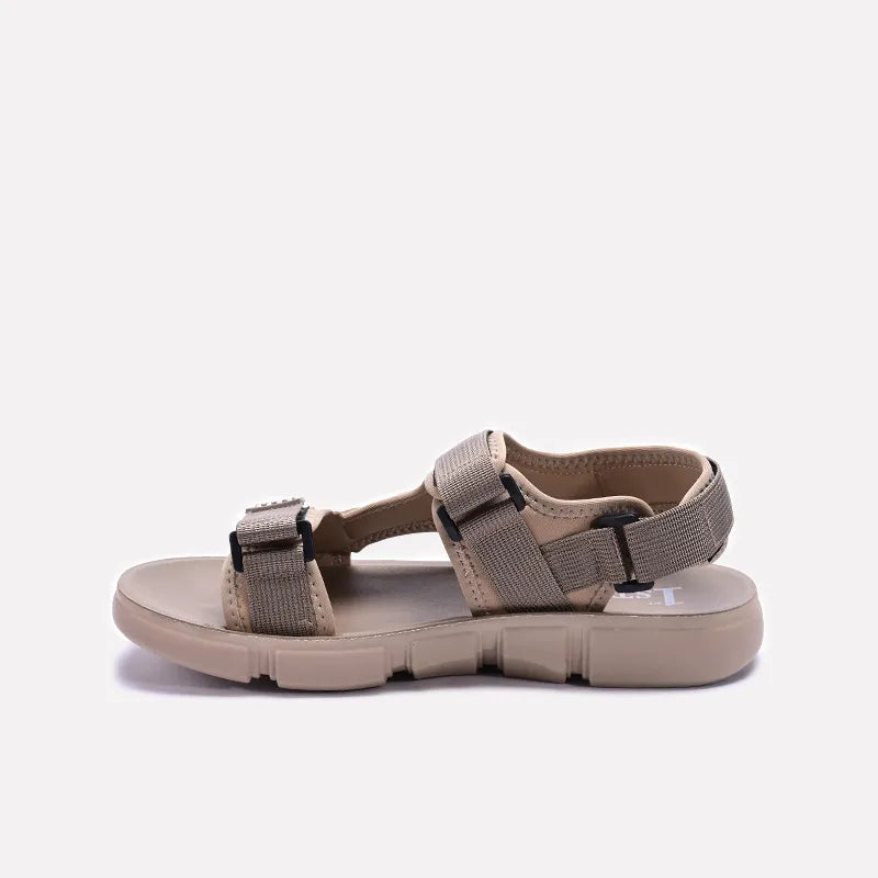 Khaki Velcro Strap Sandals 0141180
