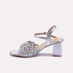 Silver Bridal Sandals 0421300