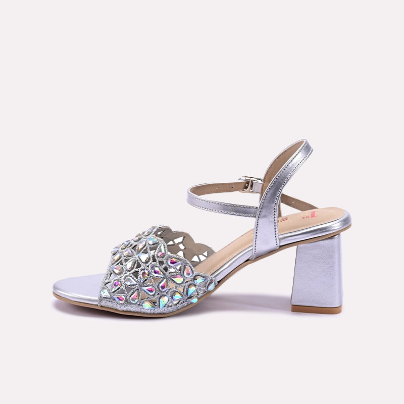 Silver Bridal Sandals 0421300