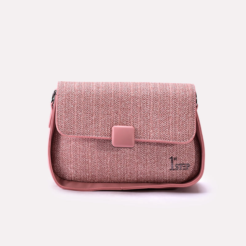 Casual Hand Bag Pink 0322186