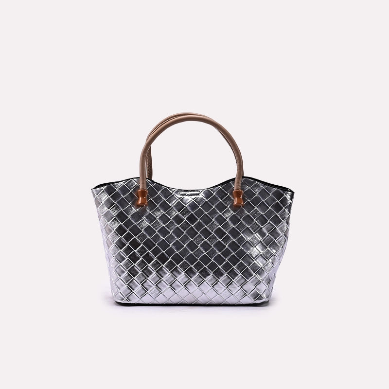 Casual Shoulder Bags Silver 0331460