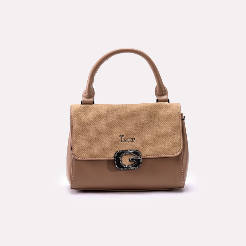 Casual Hand Bag Light Brown 0322184