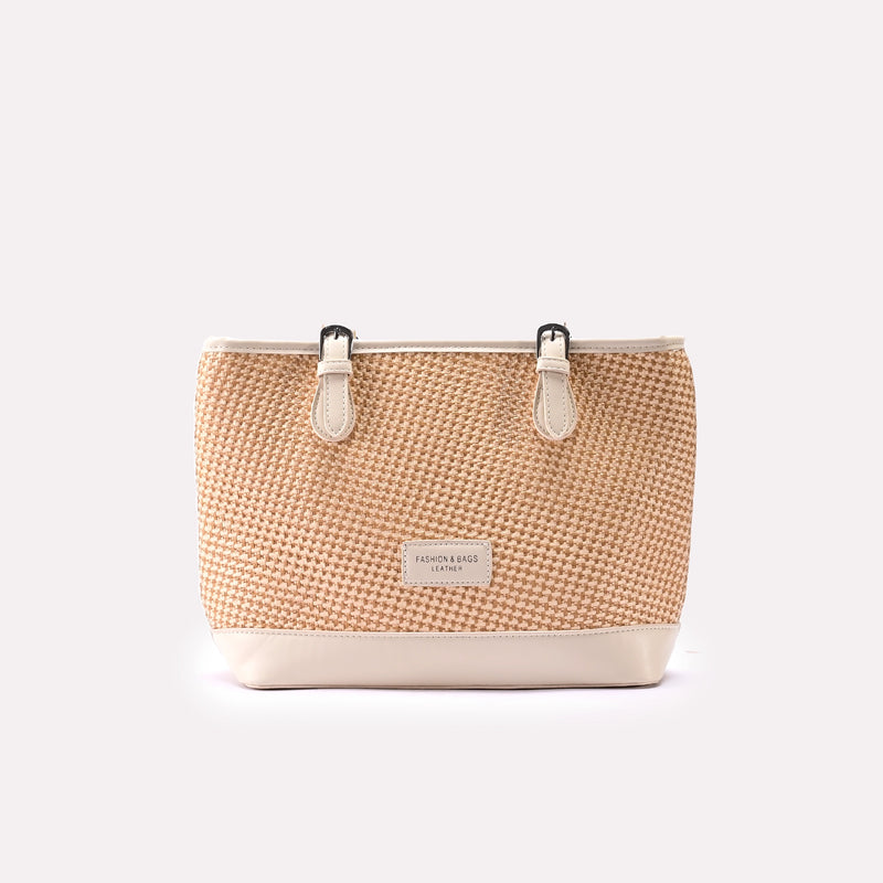 Casual Shoulder Bag Beige 0331741