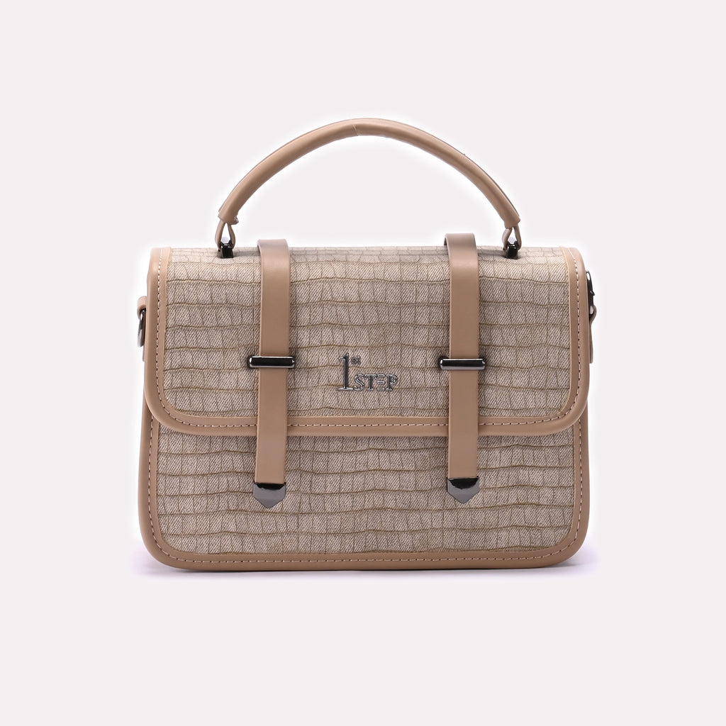 Hand Bag Light Brown 0322334