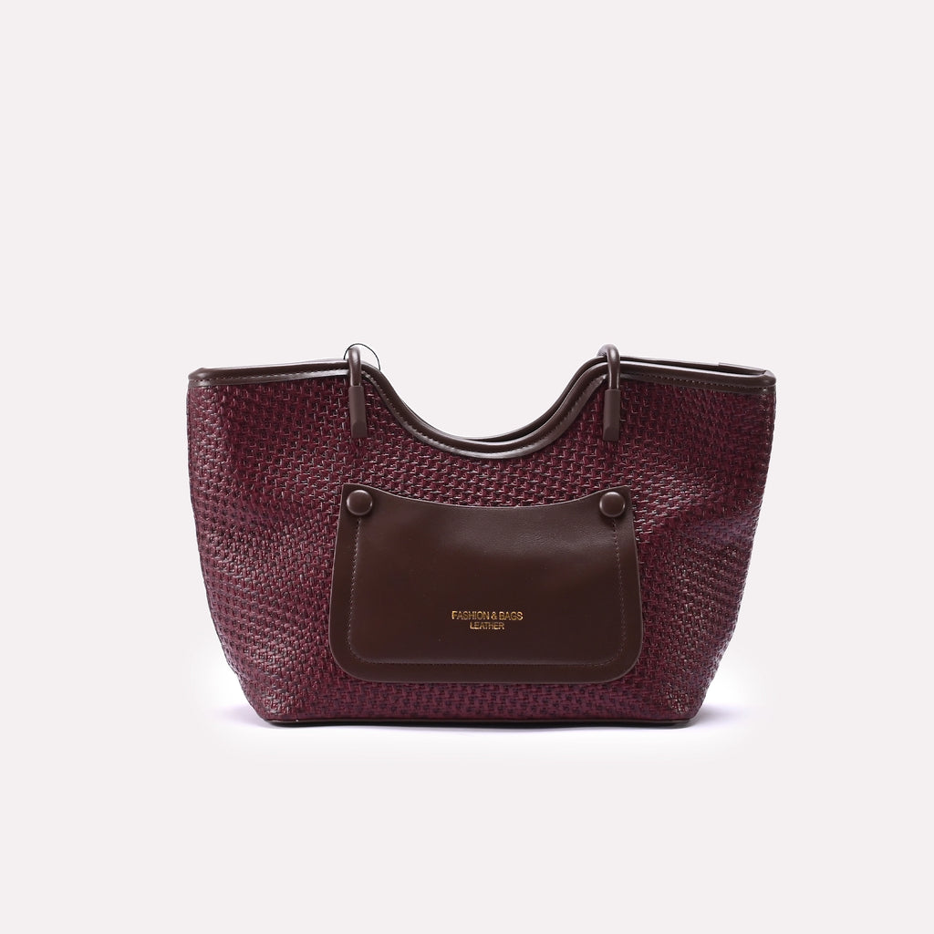 Casual Shoulder Bags Maroon 0331718