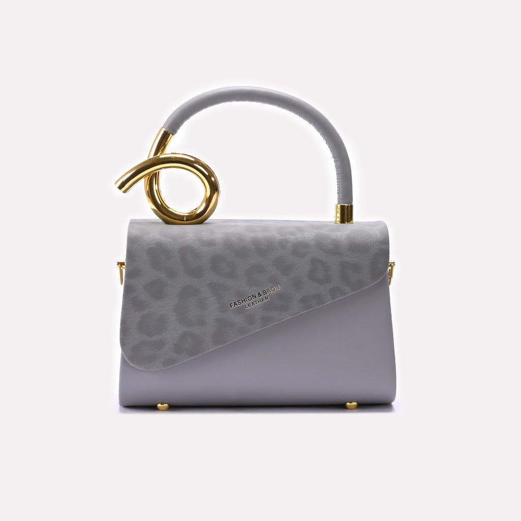 Hand Bag Gray 0322324
