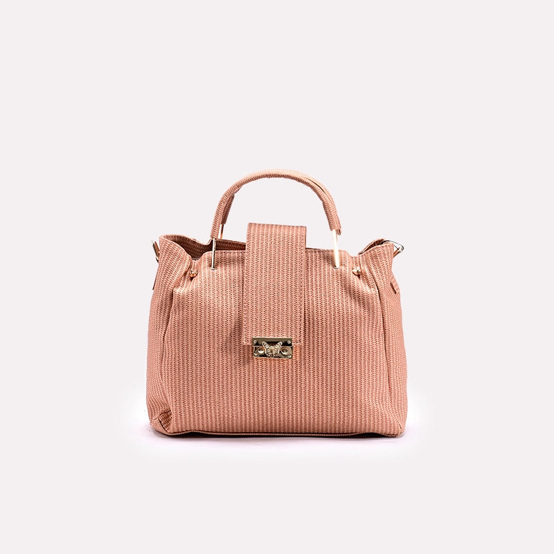 Peach Casual Shoulder Bags 0331250