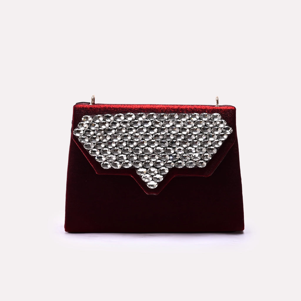 Casual Hand Bags Maroon 0322100