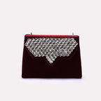 Casual Hand Bags Maroon 0322100
