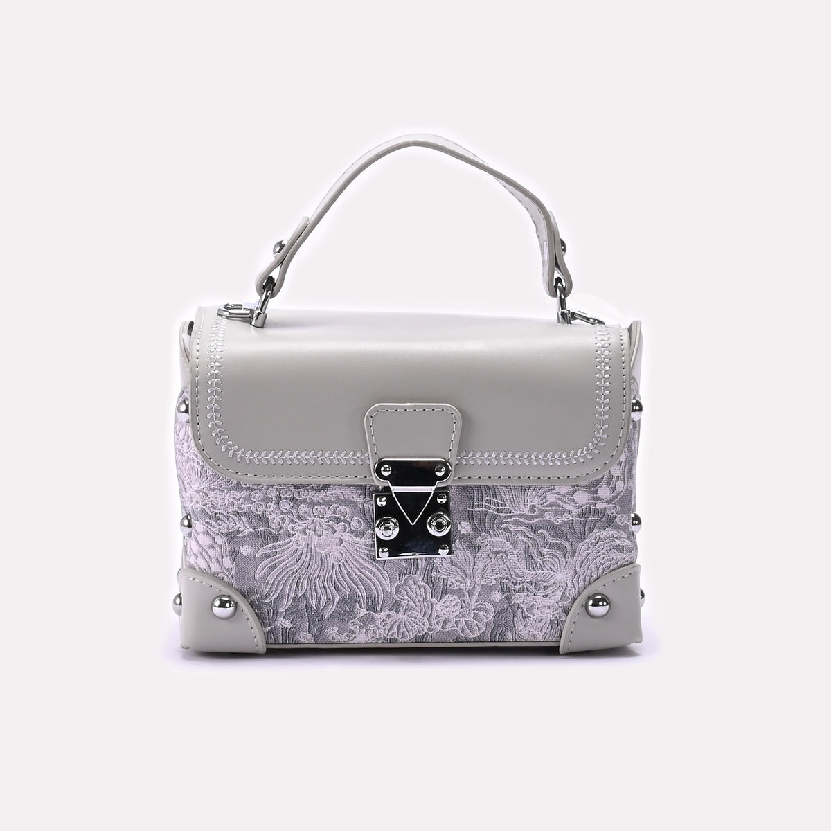 Hand Bag Gray 0322320