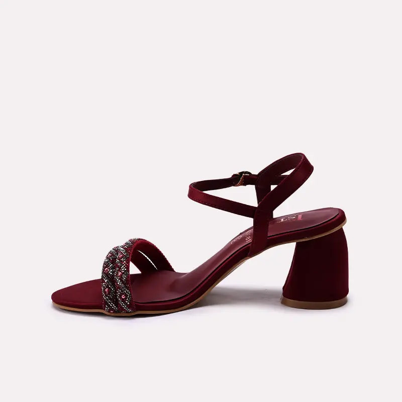 Fancy Sandal Maroon 0421681